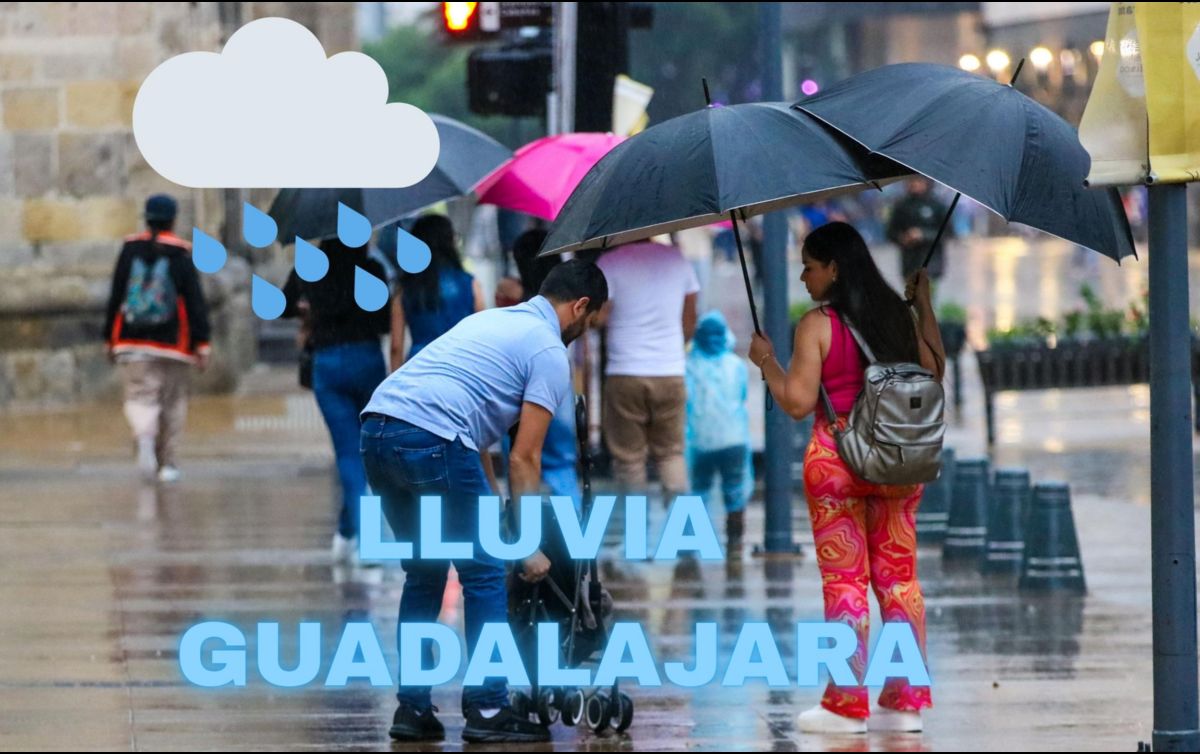En Guadalajara se espera cielo medio nublado a nublado en el transcurso del día, con probabilidad de lluvia para la tarde. ESPECIAL / EL INFORMADOR y CANVA
