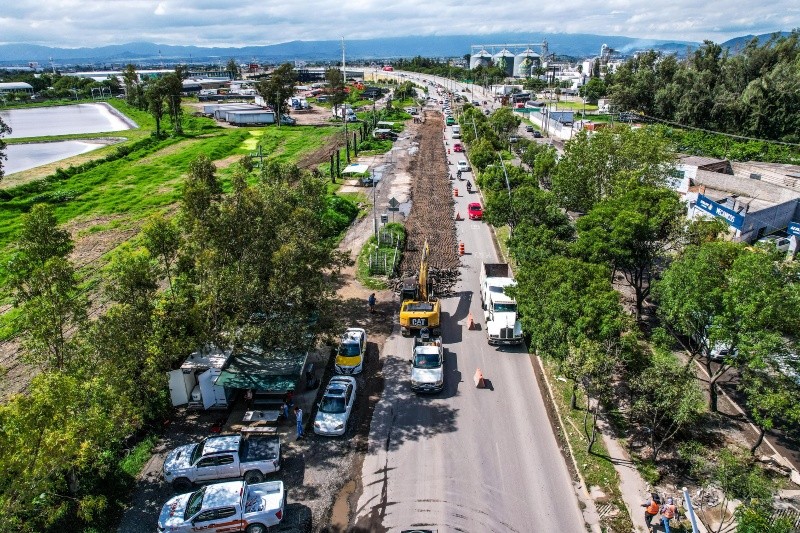  Avenida Adolf B. Horn en el sentido de Avenida Concepción a Periférico ya presenta la reducción a un solo carril. EL INFORMADOR  / A. Navarro