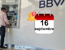 La ABM precisó que algunos bancos abrirán el próximo martes 16 de septiembre. EL INFORMADOR / ARCHIVO