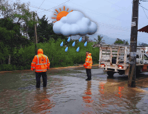 Las lluvias puntuales fuertes a intensas podrían reducir la visibilidad en tramos carreteros, incrementar los niveles de ríos y arroyos, y generar encharcamientos, deslaves e inundaciones. SUN / ARCHIVO