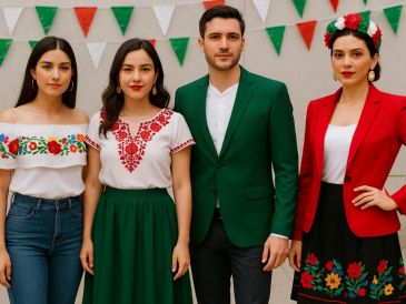 La moda mexicana se convierte en protagonista con propuestas que combinan lo tradicional y lo contemporáneo. ESPECIAL/DALL-E