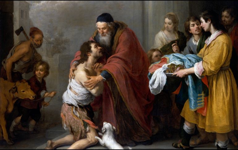 «Este hermano tuyo estaba muerto y ha vuelto a la vida, estaba perdido y lo hemos encontrado». WIKIPEDIA/«El retorno del hijo pródigo», de Bartolomé Esteban Murillo