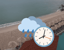 Te compartimos un desglose de las condiciones atmosféricas y los posibles fenómenos meteorológicos para Puerto Vallarta. ESPECIAL / Webcams de México