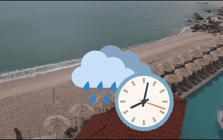 Te compartimos un desglose de las condiciones atmosféricas y los posibles fenómenos meteorológicos para Puerto Vallarta. ESPECIAL / Webcams de México