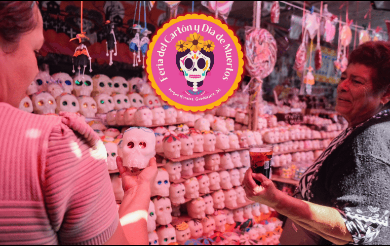 La Feria del Cartón y Día de Muertos se realiza en Guadalajara desde hace más de 70 años. ESPECIAL/Dirección de Cultura del Gobierno de Guadalajara
