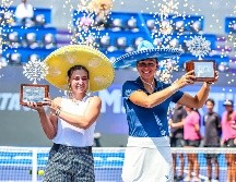 La dupla campeona llegó a la final luego de derrotar a Kozyreva e Shymanovich y a la dupla Osorio - Niculescu. EL INFORMADOR/A. Navarro