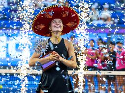 Este título es el primero para Iva Jovic dentro del circuito de la WTA y le asegura una bolsa de 164 mil dólares y 500 puntos dentro del ranking mundial. EL INFORMADOR/ A. NAVARRO.