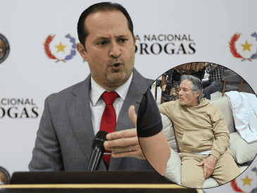 "De haber dado mayor tiempo (Bermúdez), sí podía haber instalado alguna red criminal", dijo el titular de la Senad de Paraguay, Jalil Rachid. EFE/J. Pablo Pino/Secretaría Nacional Antidrogas de Paraguay