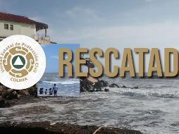 Guardavidas de Colima lograron el rescate de un sujeto en el municipio de Armería. NTX / ARCHIVO