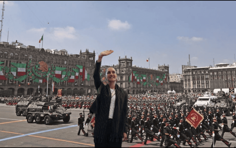 El Desfile Cívico Militar se realizará el miércoles 16 de septiembre. SUN / PRESIDENCIA /ARCHIVO