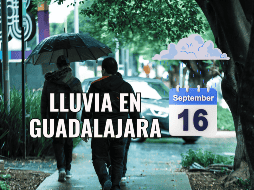Para mañana, 16 de septiembre, se prevé lluvias y tormentas en Guadalajara. EL INFORMADOR/ ARCHIVO
