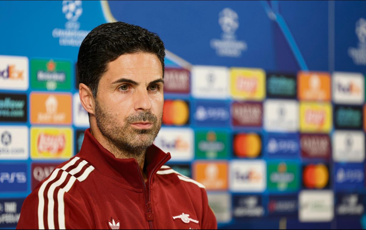 Mikel Arteta tendrá que presentar una alineación parchada en España. EFE/L. Tejido