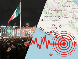 El Sistema Sismológico Nacional (SSN) reportó movimientos telúricos durante los festejos patrios de esta madrugada. ESPECIAL / Sistema Sismológico Nacional / SUN / ARCHIVO