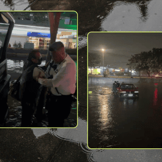 Rescatan a dos personas de ser arrastrados por la corriente en distintos puntos de la ciudad