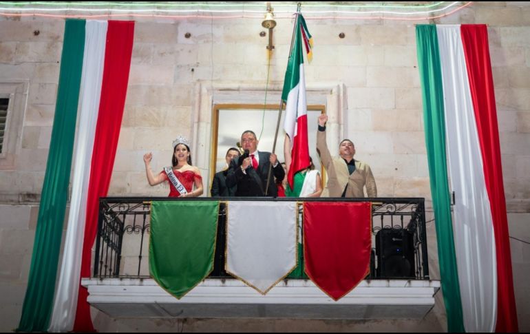 Gildardo Partida vitoreó a los héroes que iniciaron la guerra de Independencia. ESPECIAL