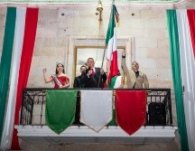 Gildardo Partida vitoreó a los héroes que iniciaron la guerra de Independencia. ESPECIAL