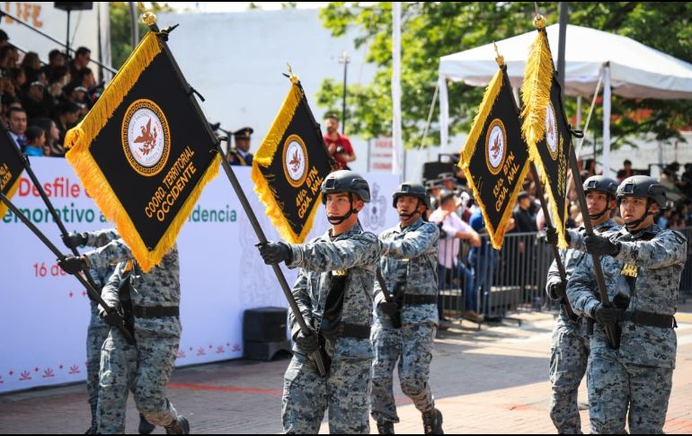 En punto de las 10:00 de este martes 16 de septiembre de 2025 se llevó a cabo el Desfile Cívico Militar Conmemorativo del CCXV Aniversario de la Lucha por la Independencia de México. EL INFORMADOR / J. Acosta