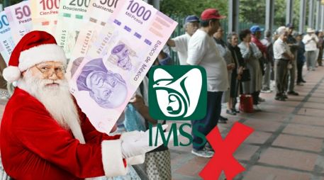 El pago del aguinaldo a los pensionados del IMSS se realiza durante el mes de noviembre. ESPECIAL / EL INFORMADOR y CANVA
