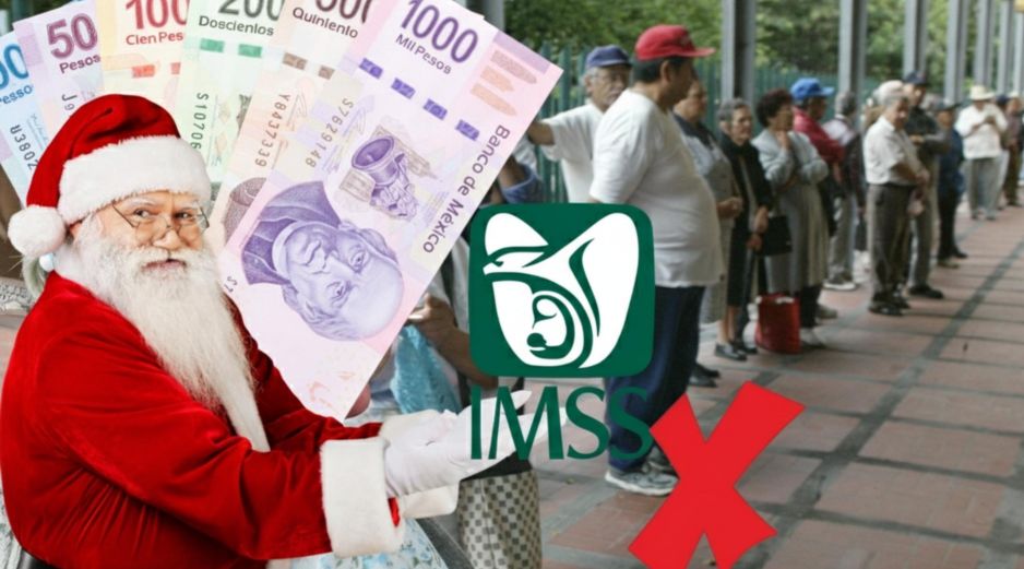 El pago del aguinaldo a los pensionados del IMSS se realiza durante el mes de noviembre. ESPECIAL / EL INFORMADOR y CANVA