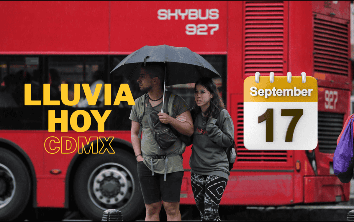 El día de hoy, 17 de septiembre,  se prevén lluvias puntuales fuertes en la Ciudad de México. SUN/ ARCHIVO