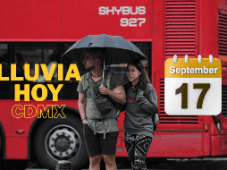 El día de hoy, 17 de septiembre,  se prevén lluvias puntuales fuertes en la Ciudad de México. SUN/ ARCHIVO