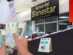A partir de su fecha de pago, incluidos los jueves según la letra del apellido inicial, los beneficiarios podrán disponer de sus recursos a través de las tarjetas del Banco del Bienestar. ESPECIAL / EL INFORMADOR y CANVA