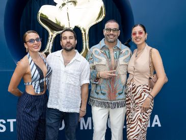 Theresa Cuervo, Luis Fernández del Valle, Jorge Toalla y Karen Gutierrez en la quinta edición de Alquimia. GENTE BIEN JALISCO / C. Pérez