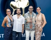 Theresa Cuervo, Luis Fernández del Valle, Jorge Toalla y Karen Gutierrez en la quinta edición de Alquimia. GENTE BIEN JALISCO / C. Pérez