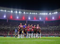 El empate puso a las Chivas en el lugar 11 de la Liga MX, con 8 puntos. IMAGO7/H. Ramírez