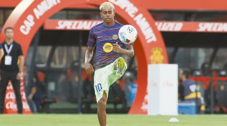 Lamine Yamal sufrió una lesión de pubis en la más reciente fecha FIFA con la Selección española. AFP/J. Reina