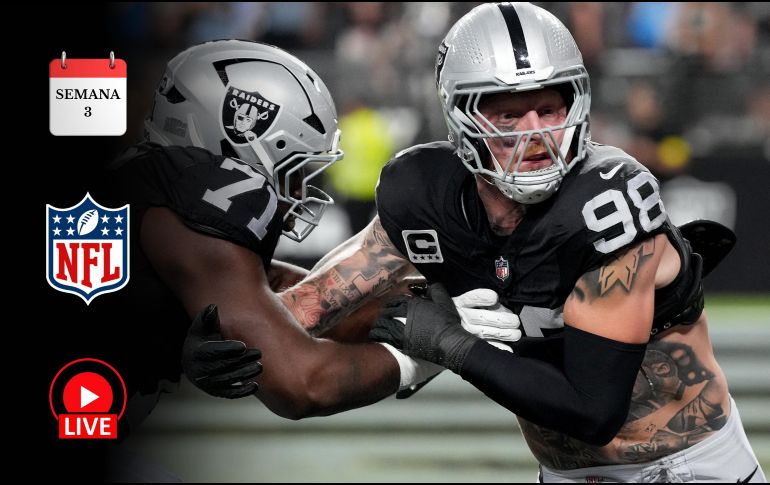 Washington Commanders vs Las Vegas Raiders es uno de los duelos de este fin de semana. AFP / ARCHIVO