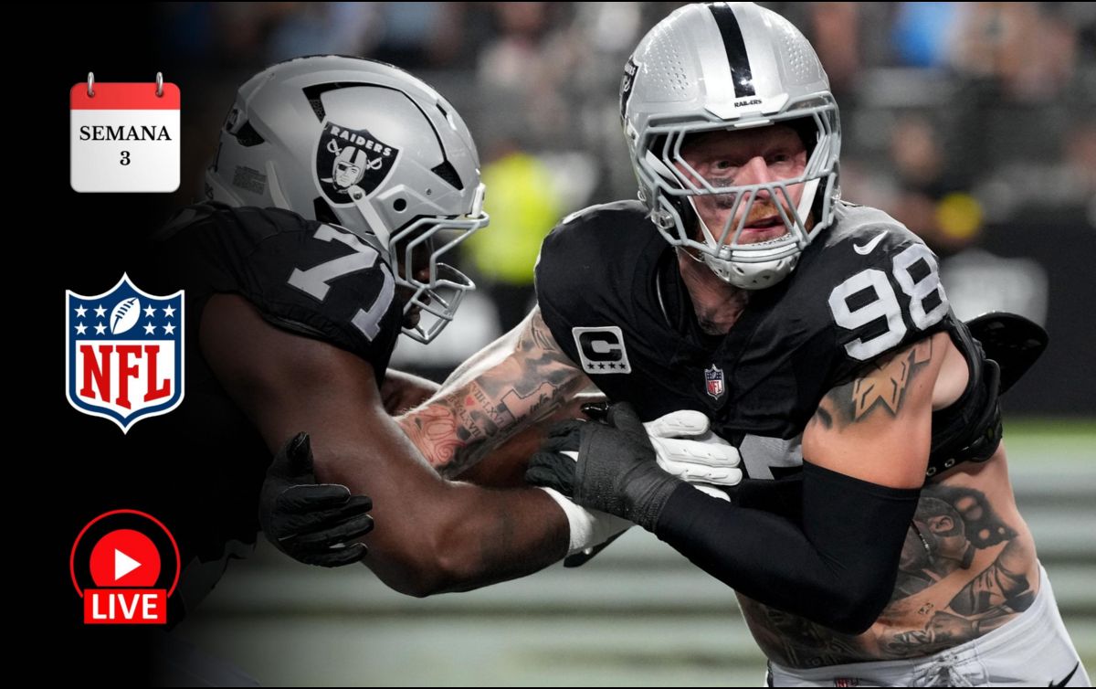 Washington Commanders vs Las Vegas Raiders es uno de los duelos de este fin de semana. AFP / ARCHIVO