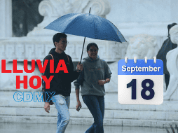 Según el pronóstico del clima, hoy, 18 de septiembre, se prevé lluvia en CDMX. SUN/ ARCHIVO