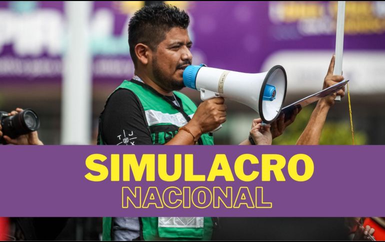 Autoridades llaman a la ciudadanía a participar en el Simulacro Nacional 2025 para mejorar la respuesta ante desastres. EL INFORMADOR/ARCHIVO/ESPECIAL