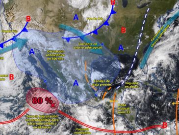 El SMN continuará monitoreando estos fenómenos y recomienda a la población estar preparada para las condiciones meteorológicas extremas. ESPECIAL/ SMN.