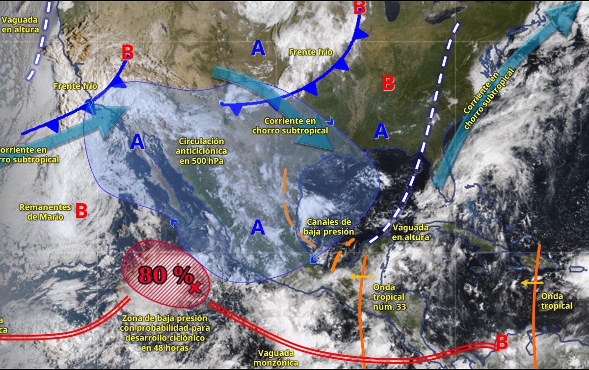 El SMN continuará monitoreando estos fenómenos y recomienda a la población estar preparada para las condiciones meteorológicas extremas. ESPECIAL/ SMN.