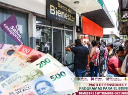 El último día de pago de este periodo se dará el jueves 25 de septiembre, aunque después de esa fecha todos los pensionados podrán cobrar su dinero si no lo han hecho entonces. ESPECIAL / EL INFORMADOR y CANVA