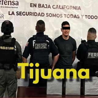 Detienen a sujeto con cargamento de droga en plaza comercial de Tijuana