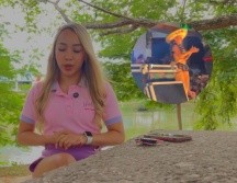 Esto dijo Yoana de la Cruz respecto a la polémica generada por su baile durante las celebraciones del Grito de Independencia. ESPECIAL / FACEBOOK Yoana de la Cruz