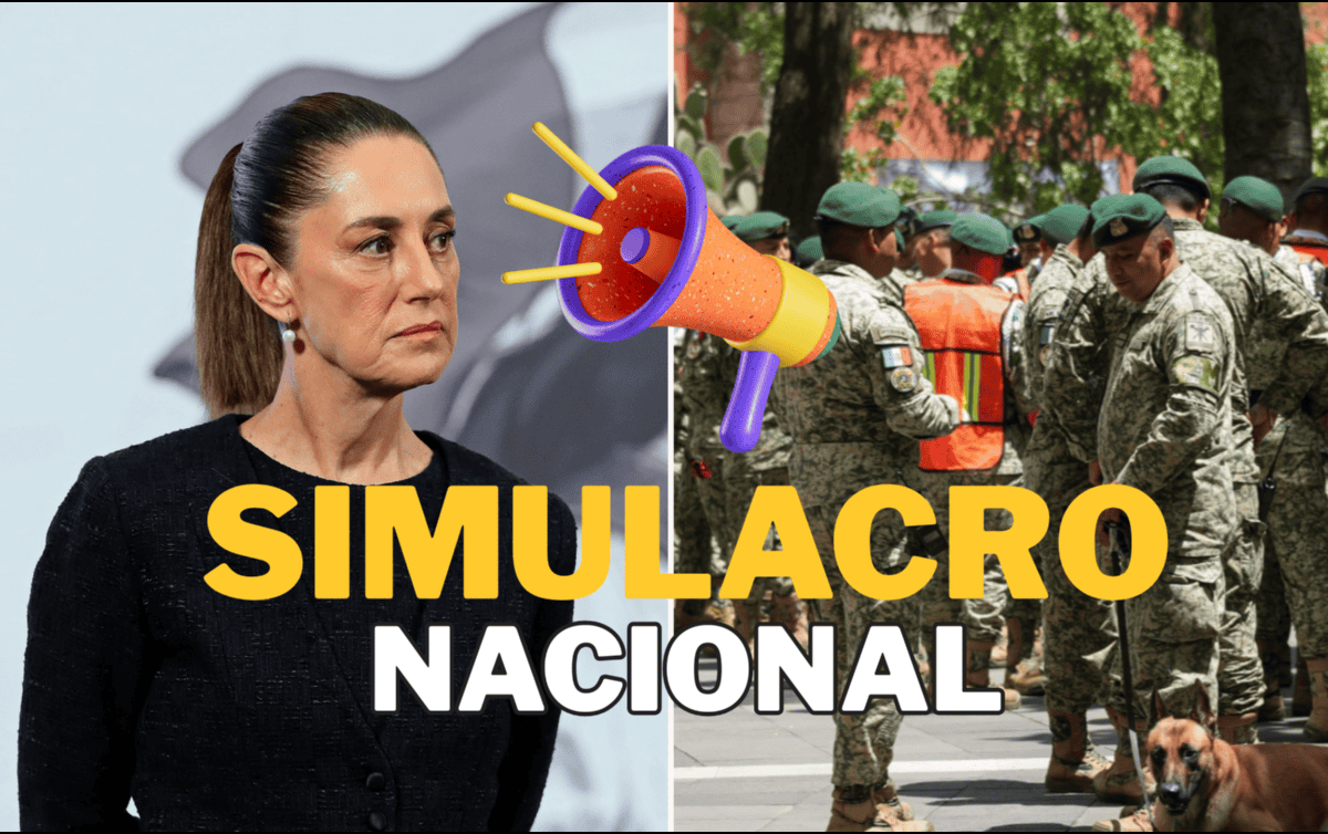 En días pasados la Presidenta Claudia Sheinbaum, destacó la relevancia del Sistema de Alertamiento Masivo en celulares para el Simulacro Nacional 2025. EFE/ M. Guzmán/ X/ @GobiernoMX