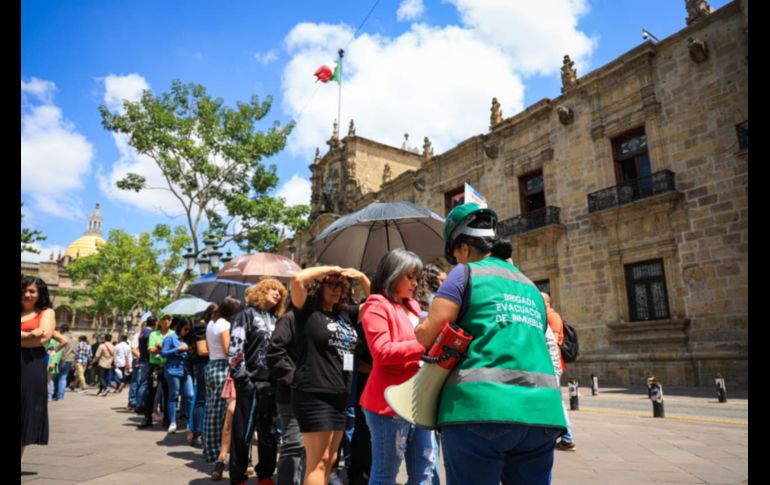 Sergio Ramírez López destacó que este 2025 el simulacro tuvo un incremento del 30% en la participación de viviendas que se sumaron al simulacro, considerando el registro previo que realiza la UEPCBJ. EL INFORMADOR/ J. Acosta