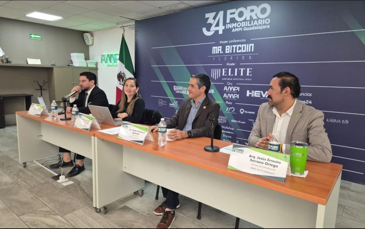 AMPI Guadalajara llevará a cabo su 34° Foro Inmobiliario el próximo jueves 25 de septiembre en esta ciudad.