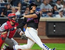 Juan Soto impulsó tres carreras con su jonrón. AP/F. Franklin