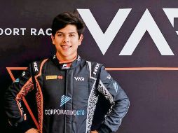 Rafael Villagómez. El mexicano arrancará desde la primera plaza en la antesala de la F1. ESPECIAL