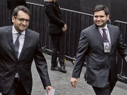 Andrés Manuel “Andy” López Beltrán y Gonzalo “Bobby” López Beltrán, hijos del ex  presidente Andrés Manuel López Obrador. EL UNIVERSAL