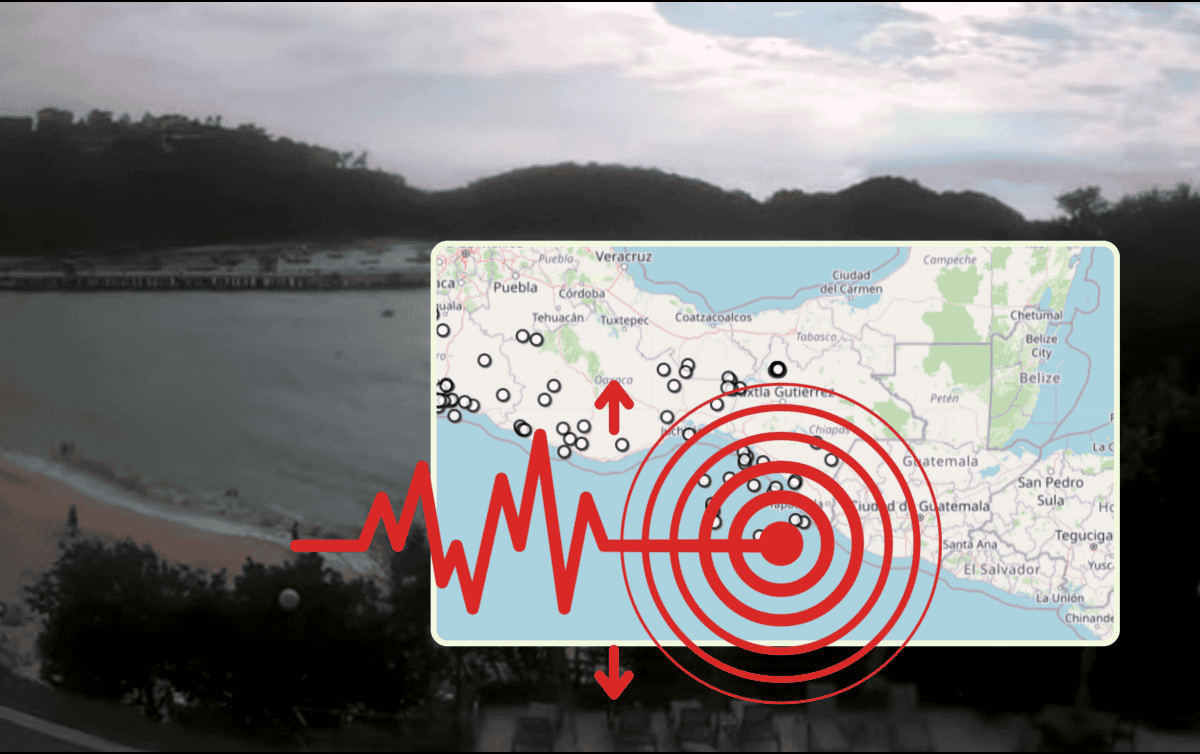 El SSN reportó más de 10 movimientos telúricos superiores a la magnitud 3.5 durante esta madrugada en México. ESPECIAL / Sistema Sismológico Nacional / Webcams de México