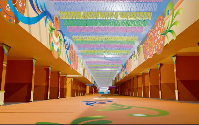 Pasillos de “Identidad Artesanal” es un recorrido por las artesanías jaliscienses, desde el barro y los textiles hasta la talabartería y el arte wixárika. ESPECIAL