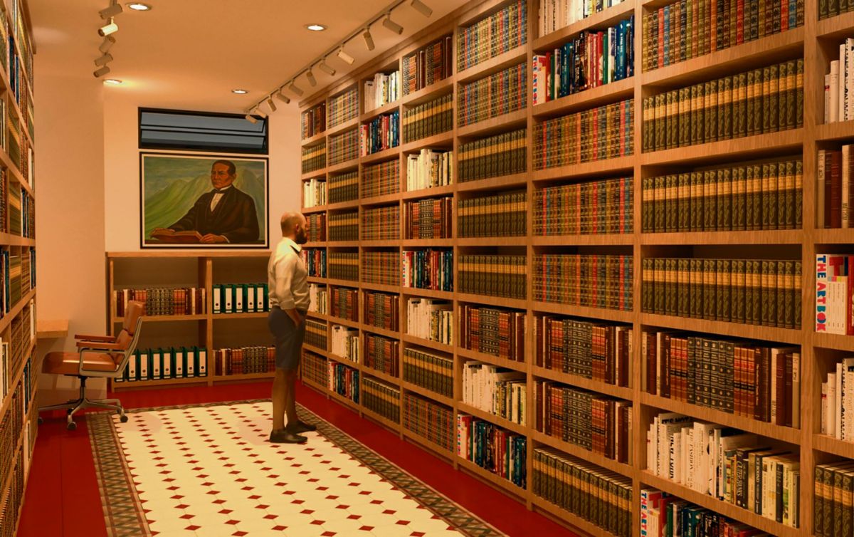 La biblioteca de Juan Gil Preciado busca apoyo a través de la plataforma GoFundMe para convertirse en una realidad. CORTESÍA