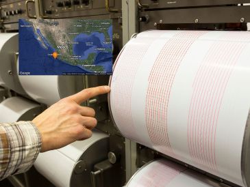 Este lunes 22 de septiembre se registró un sismo de magnitud preliminar 4.8 al suroeste del municipio de Cihuatlán, en el Estado de Jalisco. ESPECIAL / CANVA y SSN