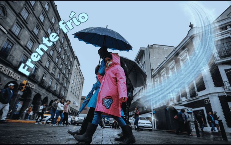 Los frentes fríos que llegan a México provocarán lluvias en el país. EL INFORMADOR / ARCHIVO